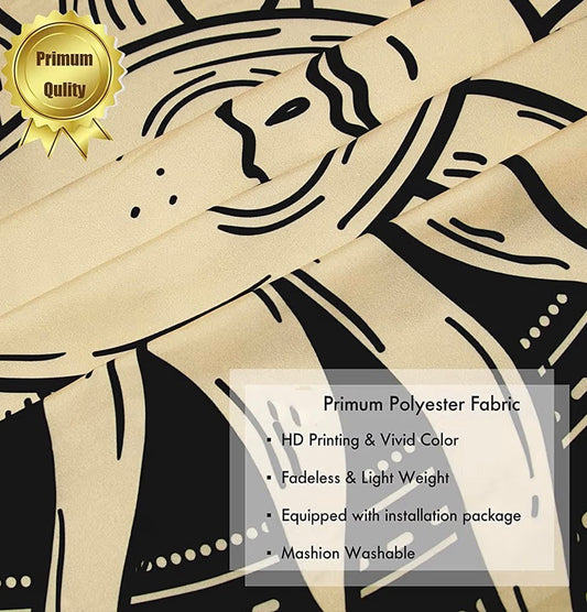 Black dark spiritual wall art